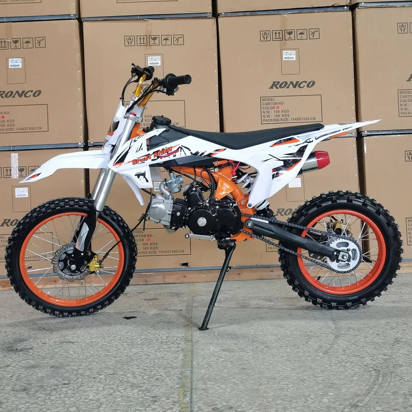 2 stroke dirt bike 110cc 125CC 150CC off-road motorcycles with CE ISO9001