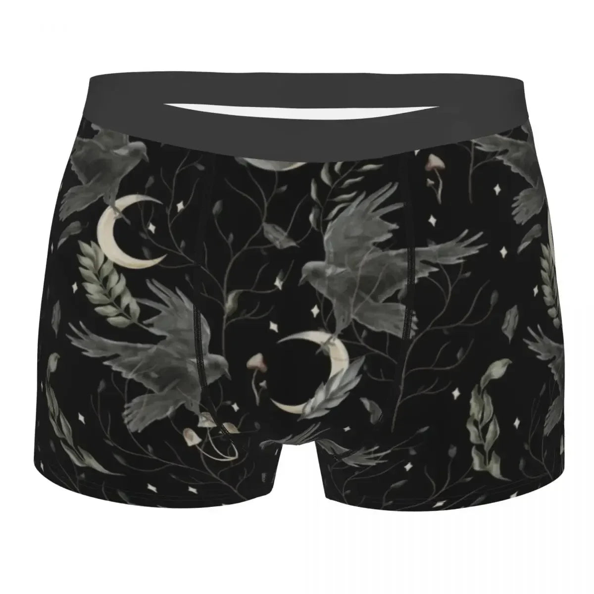 Bats In The Night Boxer Shorts For Homme 3D Printed Male Halloween Goth Occult Witch Underwear Panties Briefs Soft Underpants