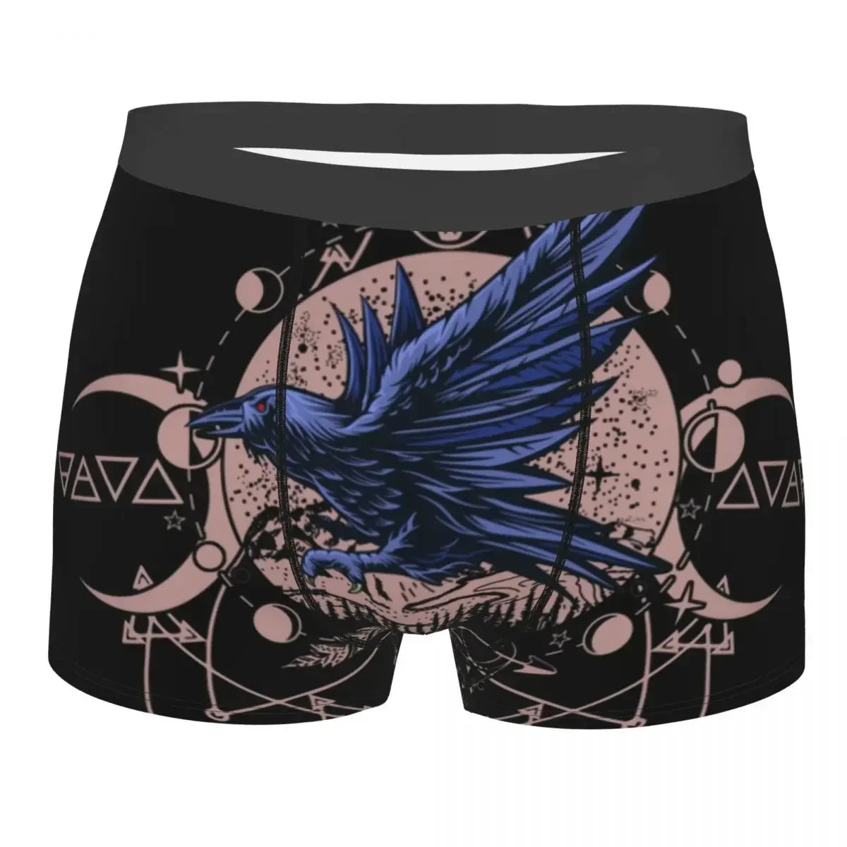 Bats In The Night Boxer Shorts For Homme 3D Printed Male Halloween Goth Occult Witch Underwear Panties Briefs Soft Underpants