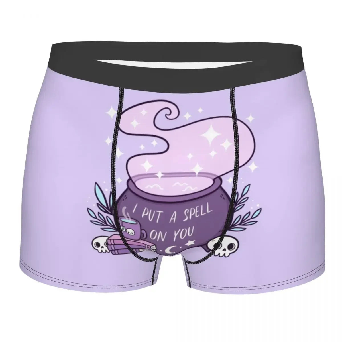 Bats In The Night Boxer Shorts For Homme 3D Printed Male Halloween Goth Occult Witch Underwear Panties Briefs Soft Underpants