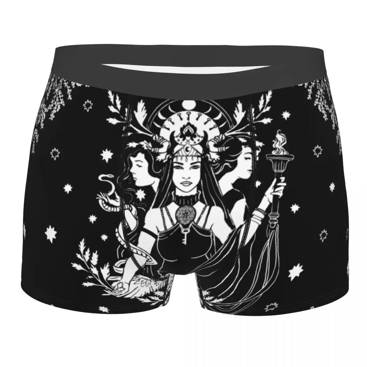 Bats In The Night Boxer Shorts For Homme 3D Printed Male Halloween Goth Occult Witch Underwear Panties Briefs Soft Underpants