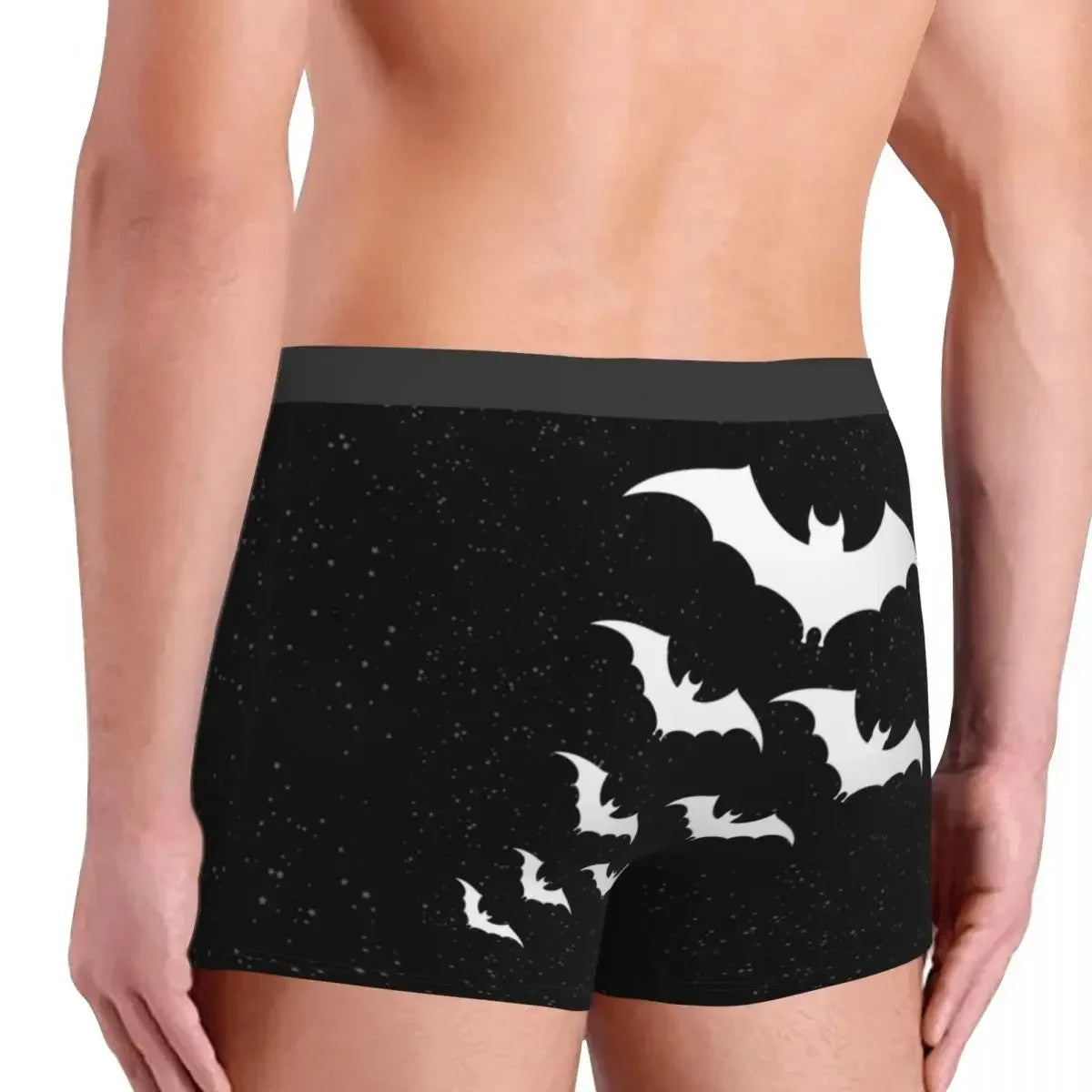 Bats In The Night Boxer Shorts For Homme 3D Printed Male Halloween Goth Occult Witch Underwear Panties Briefs Soft Underpants