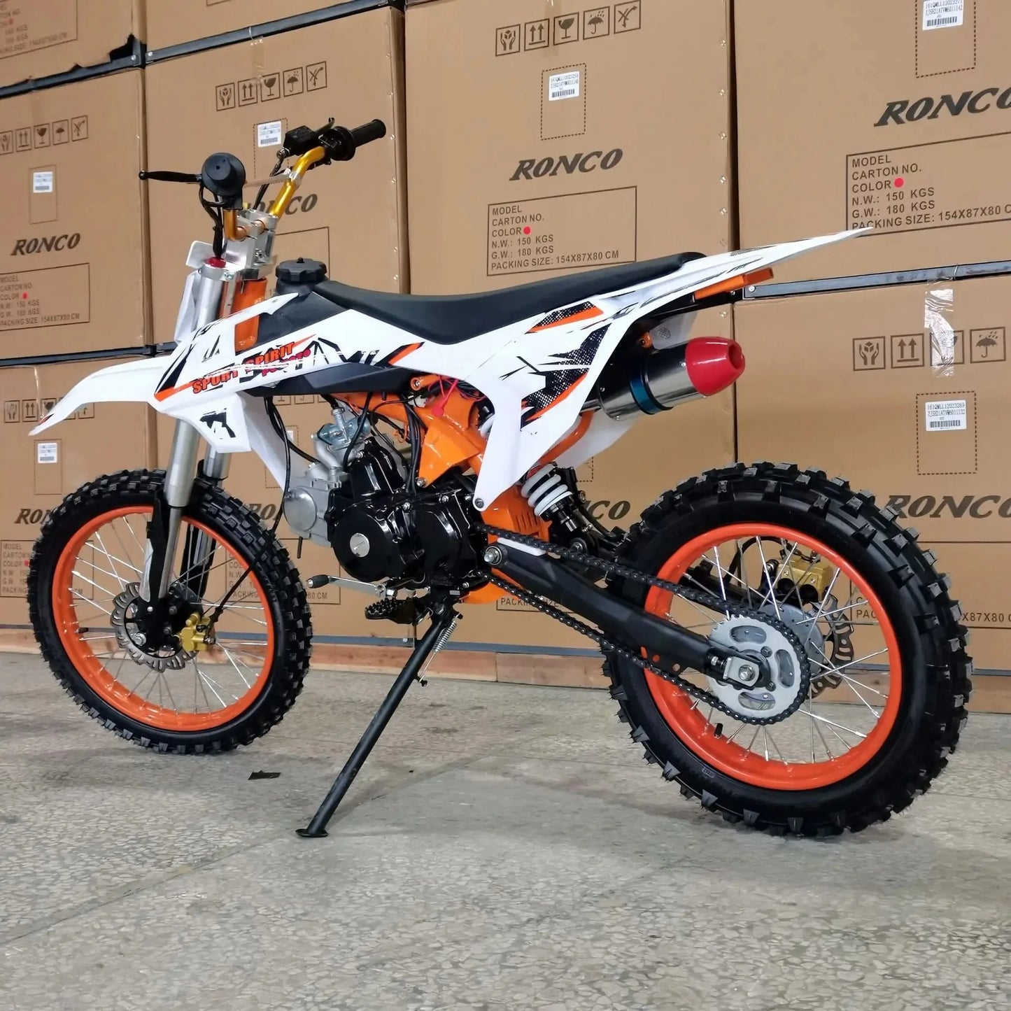 2 stroke dirt bike 110cc 125CC 150CC off-road motorcycles with CE ISO9001