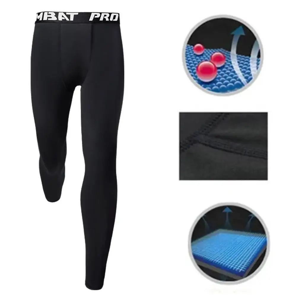 Mens Compression Pants Tights Cool Dry Leggings Sports Baselayer Running Tights Athletic Workout Active Shorts